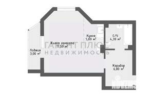 Студия квартира, вторичка, 34м2, 2/10 этаж