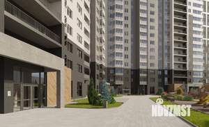 1-к квартира, строящийся дом, 39м2, 18/19 этаж