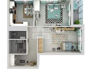 2-к квартира, вторичка, 65м2, 20/21 этаж