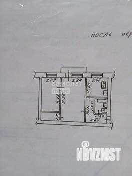 2-к квартира, вторичка, 43м2, 4/5 этаж