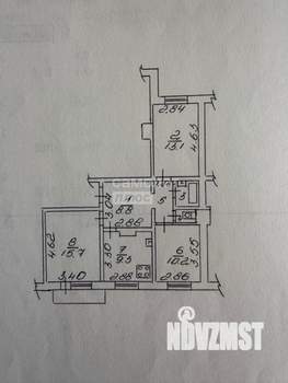 3-к квартира, вторичка, 64м2, 1/10 этаж
