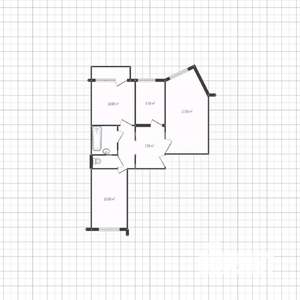 3-к квартира, вторичка, 62м2, 8/9 этаж