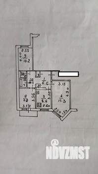 3-к квартира, вторичка, 63м2, 7/10 этаж