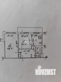 2-к квартира, вторичка, 50м2, 8/10 этаж
